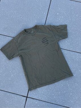 Anti Social Social Club Green Tee Shirt